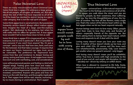 Universal Agape love